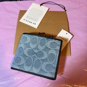Coach Denim Blue wallet